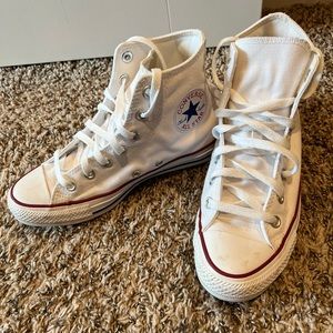 High top white Converse